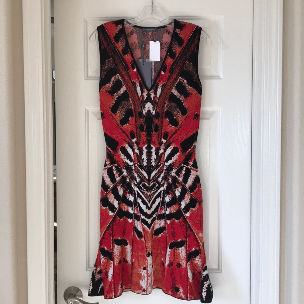 Alexander McQueen sleeveless v-neck dress